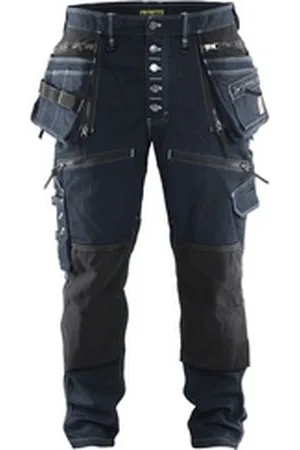 BLAKLADER BLÅKLADER Arbeitsbundhose Handwerker Arbeitshose Stretch X1900 (1-tlg) blau|schwarz 62