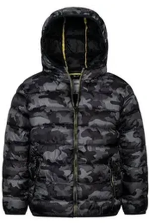Minoti Steppjacke Steppjacke mit Kapuze (1y-14y) grau 86-92cm