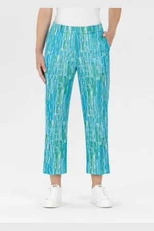 STEHMANN Culotte mit Jacquard-Muster blau 38