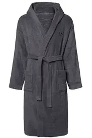 CHIEMSEE Bademantel Bathrobe Unisex, Baumwolle grau L