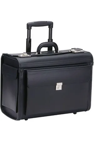Dermata Business-Trolley - Koffer - XL, 50 x 41 x 26 cm - div. Taschen/Fächer schwarz