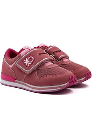 Benetton United Colors of Mädchen Sneaker BUMBER MX mit Klettverschluss Sneaker rosa 35 EU