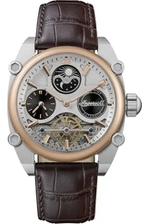 INGERSOLL 1892 Automatikuhr The Varsity 47 mm Automatik Herren I15401 braun