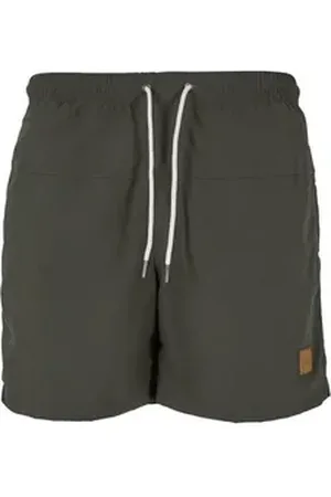 Urban classics Badeshorts Herren Block Swim Shorts grün 4XL