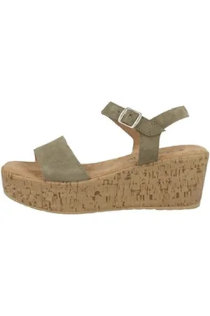 QS by s.Oliver 5-28311-20 Damen Keilsandalette grün 41 EU