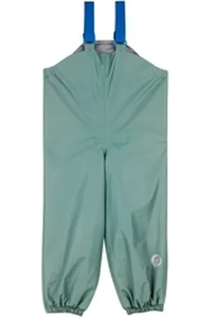 FINKID Regenhose Pullea Trellis Regenhose mit Trägern Latzhose 90/100 Latzhose winddicht wasserdicht unisex Kinderregenhose Gr.90/100