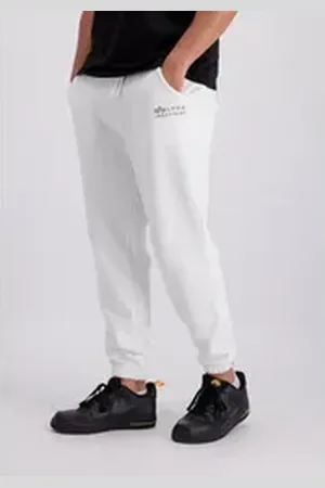 Alpha Industries Jogginghose Men - Jogger Organics EMB Regular Jogger weiß 2 XL