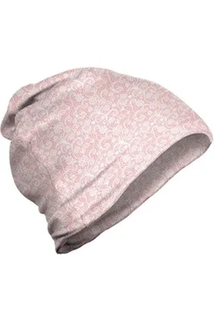 Abakuhaus Beanie Wandern im Freien orientalisch Floral Hexagon Lace Grids weiß