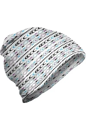 Abakuhaus Beanie Wandern im Freien Stammes Triangles Dots Halbkreise bunt