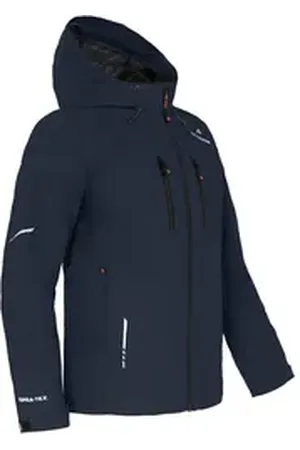 Bergson Regenjacke SKIEN Herren Regenjacke, recycelt, Netzfutter, 20000 mm Wassersäule, Normal blau normal | 48