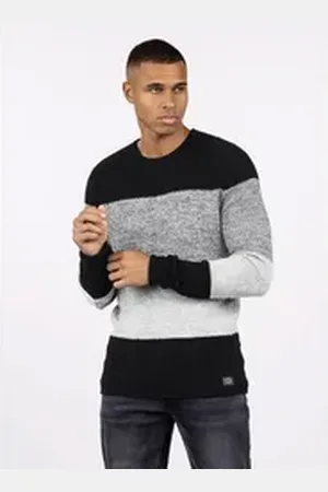 Key Largo Rundhalspullover MST JOGI round neck (1-tlg) schwarz XXL