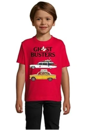 Blondie & Brownie T-Shirt Kinder Ghostbusters Cars Auto Geisterjäger Geister Film Ghost rot 10 Jahre (130/140)