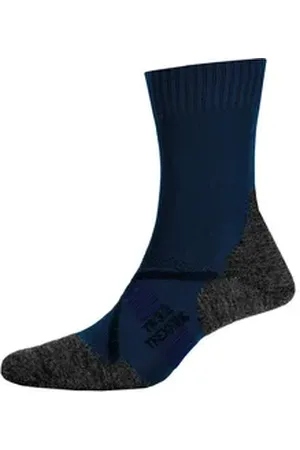 PAC Socken Herren Trekkingsocken TR 3.2 Trekking Merino Light blau|grau 44