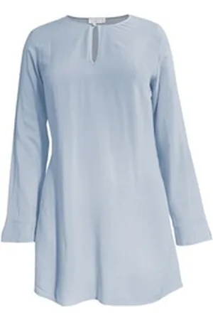 BRIGITTE VON BOCH Kaftan Oriente Tunika hellblau blau 40