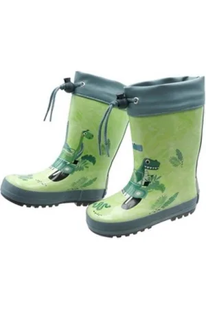 maximo Kinder Gummistiefel "Dschungel" 23203-988700 smoke blue/jasmin grün Gummistiefel grün 26 EU