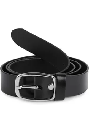 Merry Style Ledergürtel Damen Gürtel Ledergürtel 3 cm Breit D41 schwarz 90 cm