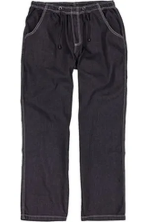 ABRAXAS Schlupfjeans Jogging- Jeans mit elastischem Bund in Übergrößen bis 12XL, schwarz schwarz 3XL