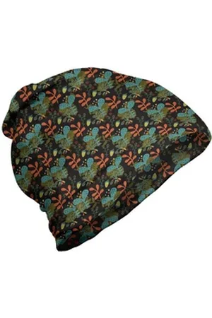 Abakuhaus Beanie Wandern im Freien Herbst Scandinavian Style-Leafage blau