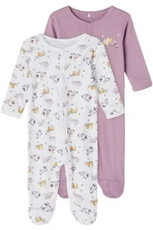 NAME IT Schlafoverall NBFNIGHTSUIT 2P W/F VALERIAN CAT rosa 50