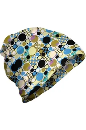 Abakuhaus Beanie Wandern im Freien Geometrisch Schmutz-Art-Kreis-Kunst bunt