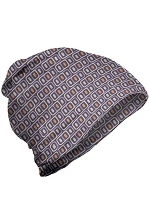 Abakuhaus Beanie Wandern im Freien Abstrakt Retro Geometrische Motive blau
