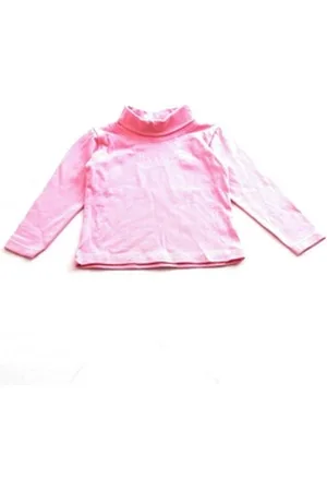 Yeset Rollkragenpullover Mädchen Rollkragenpullover Langarm BFL-boys-high-neck rosa 3-4 Jahre - 98-104 cm