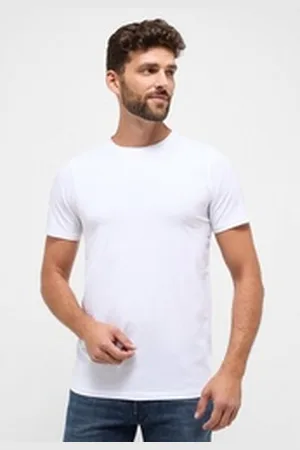ETERNA Rundhalsshirt weiß XL
