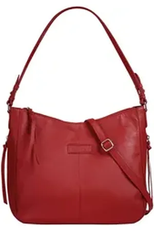 Bruno Banani Shopper, echt Leder rot