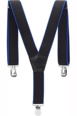 Ladeheid Hosenträger Kinder Hosenträger 60 cm x 2,5 cm S2 (1-St) schwarz