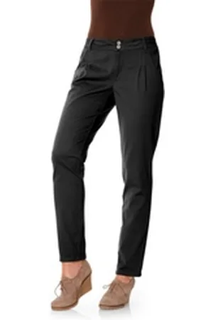 Heine Jerseyhose Chinohose Innenbeinlänge ca. 73 cm schwarz 18