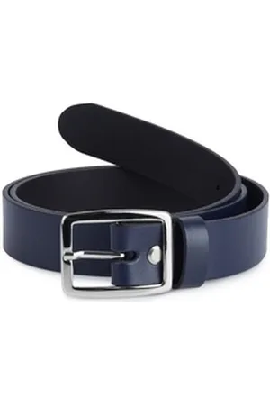 Merry Style Ledergürtel Damen Gürtel Ledergürtel 3 cm Breit D41 blau 85 cm