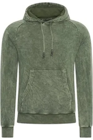 Rusty Neal Kapuzensweatshirt in verwaschenem Design braun S