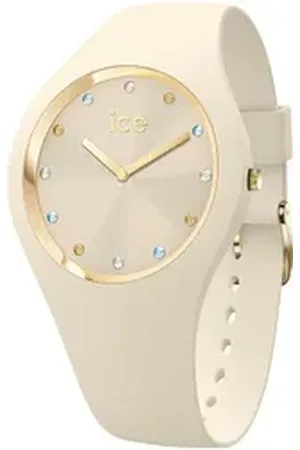 Ice-Watch Quarzuhr ICE cosmos - Small+ - 2H (colour stones) 022358, Armbanduhr, Damenuhr, Silikonarmband, analog beige