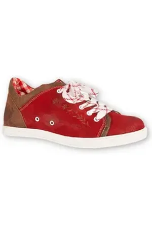 SPIETH & WENSKY Sneaker Damen - JENNY - rot/braun Sneaker braun|rot 36 EU