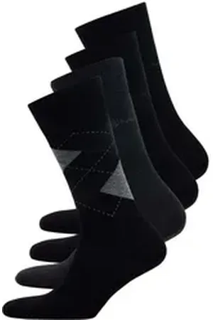 WESTMARK LONDON Businesssocken ARGYLE SOCKS 4-PACK (4-Paar) schwarz 39-42
