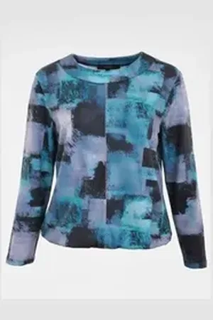 NAVIGAZIONE Langarmshirt Damen Flauschshirtbl 44