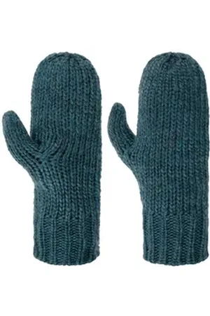Seeberger Strickhandschuhe (1-St) Damenhandschuhe mit Futter grün
