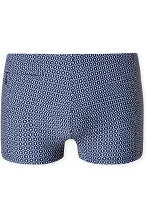 Schiesser Badeanzug Badehose mit Bein blau