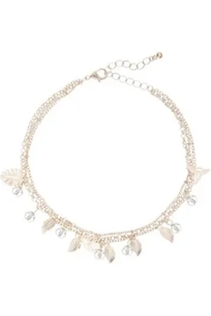 Lascana Fußkette mit Anhänger, mit Anhängern, Fußkettchen-Armband, Fußkettchen mit Anhänger goldfarben
