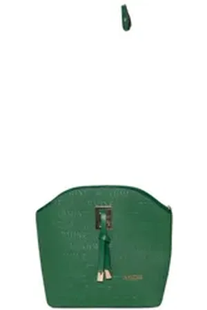 Armine Umhängetasche Armine Mini Handtasche Damen, Premium Qualität Damengeldbörsen, Logo G grün