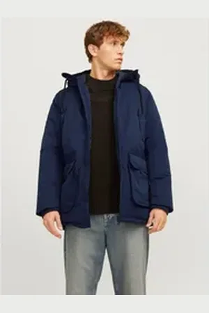 JACK & JONES Parka JJCONSTRUCT PARKA blau XL