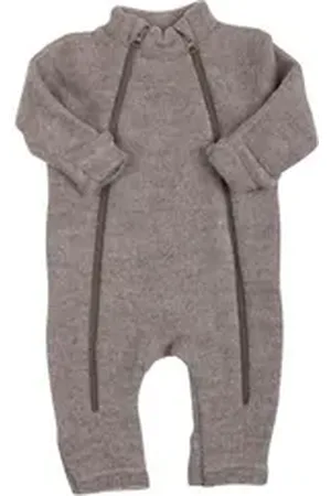 Joha Schneeoverall Wagenazug Wollfleece Merinowolle beige 86/92