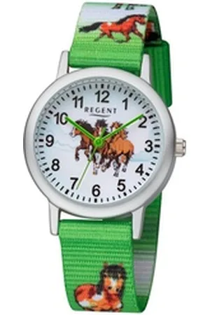 Regent Quarzuhr Kinderuhren Motiv Vögel F491/F1478