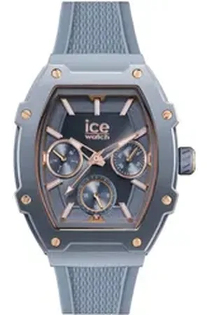 Ice-Watch Multifunktionsuhr ICE boliday - Alu - Small - MT 022867, Quarzuhr, Armbanduhr, Damenuhr, analog, Datum, 12/24-Stunden-Anzeige blau
