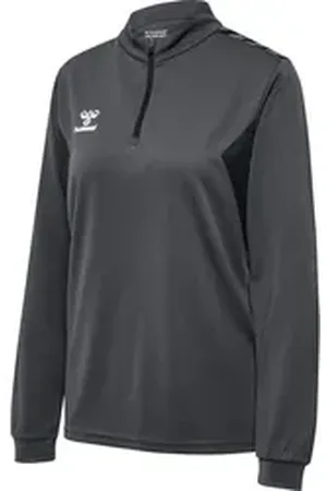 Hummel Trainingsjacke Hmlauthentic Half Zip Sweat Woman grau M