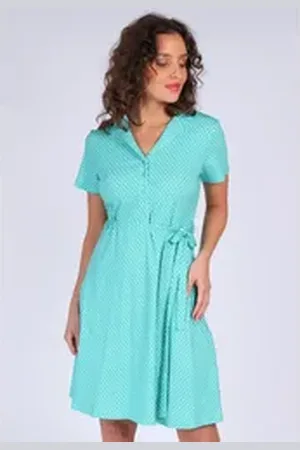 Lykka du Nord Sommerkleid Clementine diamond blau XL