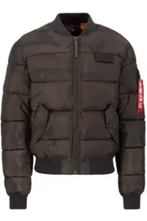 Alpha Industries Bomberjacke Men - Bomber Jackets MA-1 Puffer Bomber Camo bunt 2XL