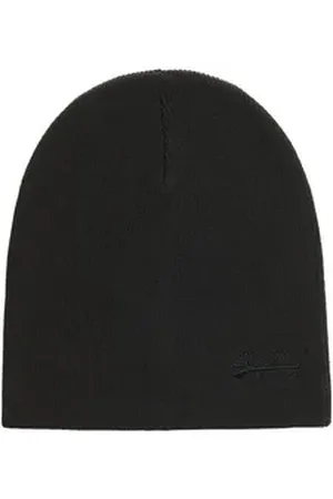 Superdry Beanie ESSENTIAL LOGO KNITTED BEANIE schwarz
