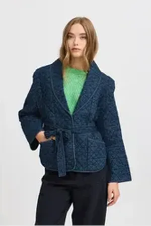 Atelier Rêve Kurzjacke IRJULES JA modische Kurzjacke blau 38