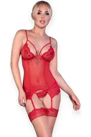 Chilirose Corsage - Corsage CR4415 rot - (L/XL,S/M) rot S/M